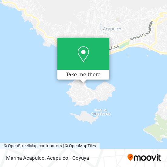 Mapa de Marina Acapulco