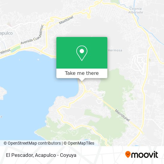 Mapa de El Pescador