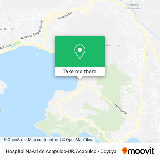 How to get to Hospital Naval de Acapulco-UR in Acapulco De Juárez by Bus?