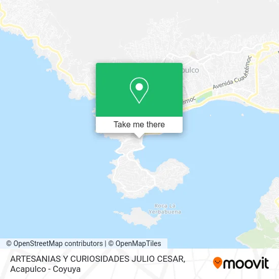 ARTESANIAS Y CURIOSIDADES JULIO CESAR map