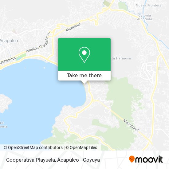 Cooperativa Playuela map