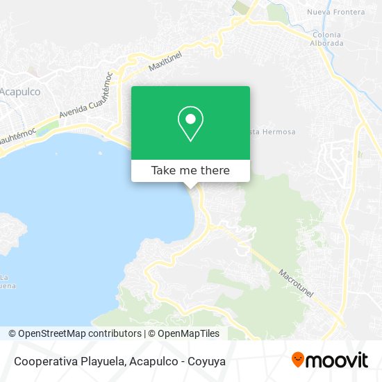 Mapa de Cooperativa Playuela