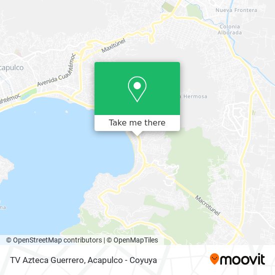 TV Azteca Guerrero map