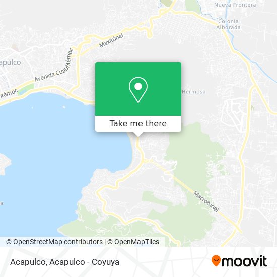 Acapulco map