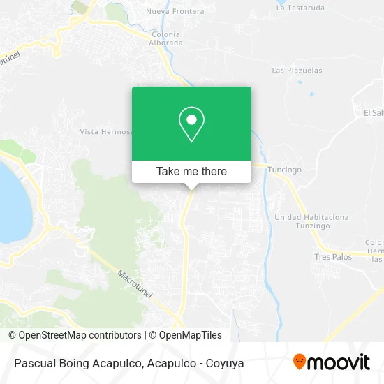 Pascual Boing Acapulco map