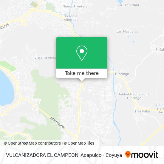 Mapa de VULCANIZADORA EL CAMPEON
