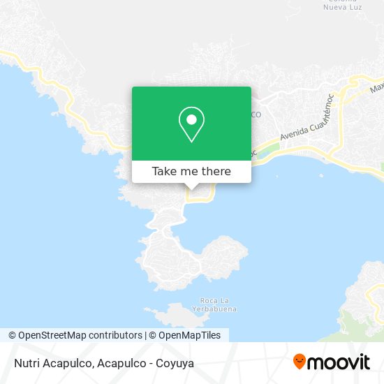 Nutri Acapulco map