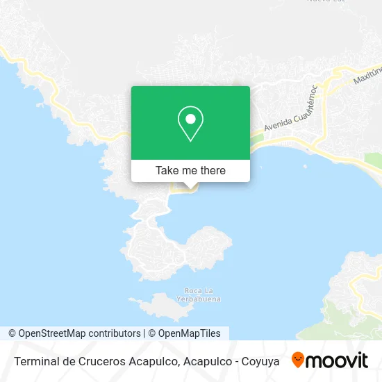 Terminal de Cruceros Acapulco map