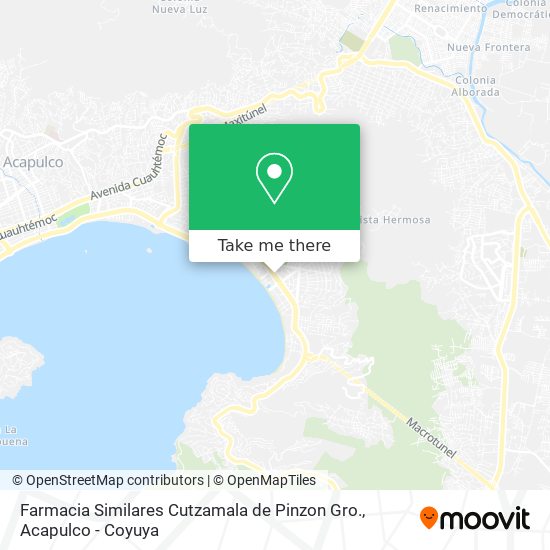 Farmacia Similares Cutzamala de Pinzon Gro. map