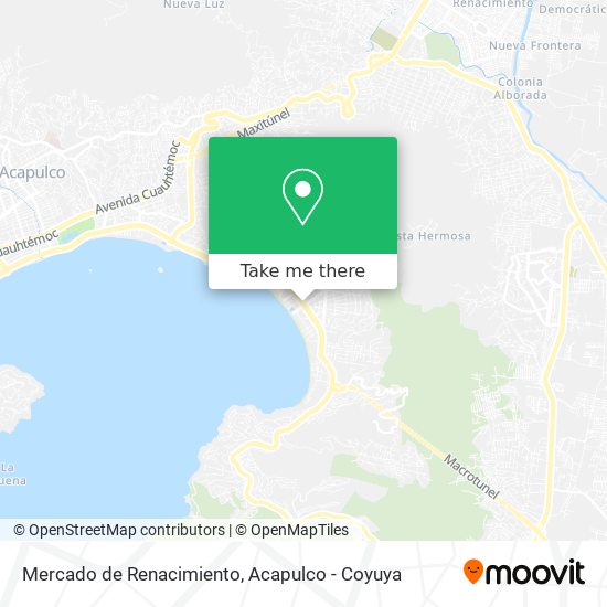 Mercado de Renacimiento map