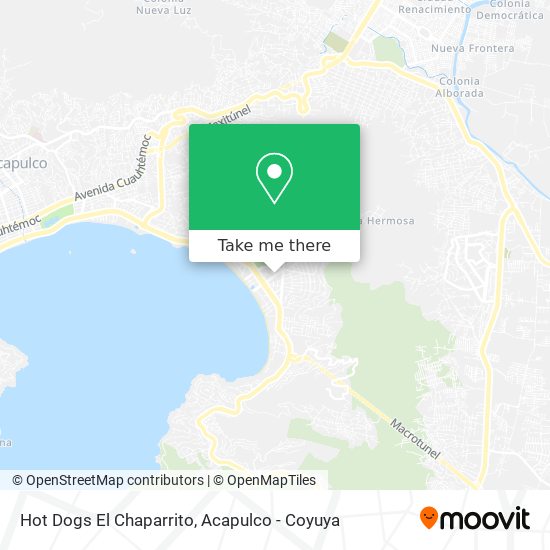 Hot Dogs El Chaparrito map