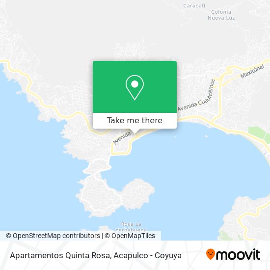 Mapa de Apartamentos Quinta Rosa