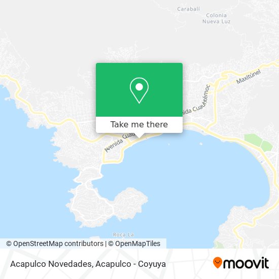 Acapulco Novedades map