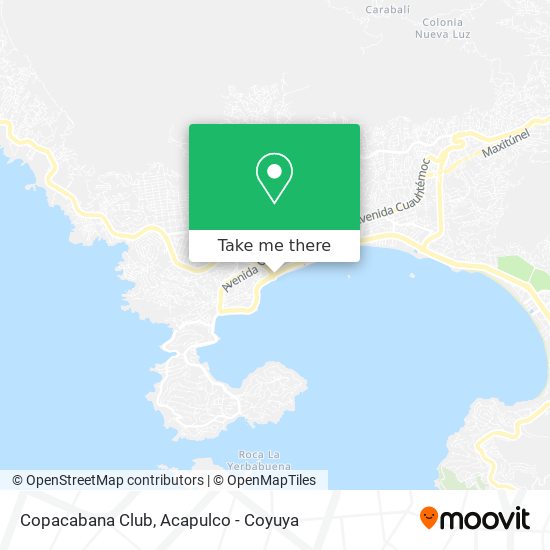 Mapa de Copacabana Club