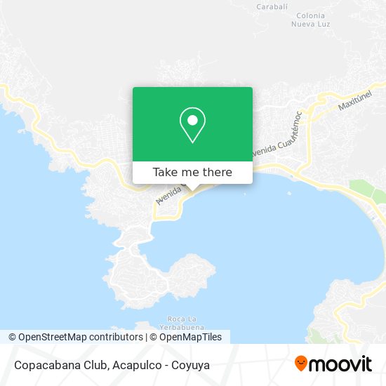 Copacabana Club map