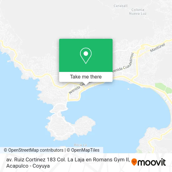 av. Ruiz Cortinez 183 Col. La Laja en Romans Gym II map