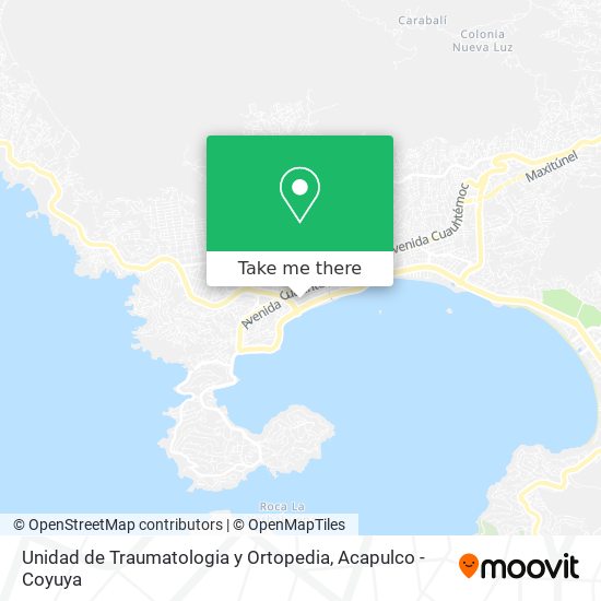 Unidad de Traumatologia y Ortopedia map