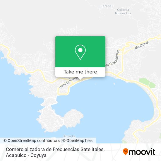 Comercializadora de Frecuencias Satelitales map