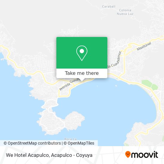 We Hotel Acapulco map