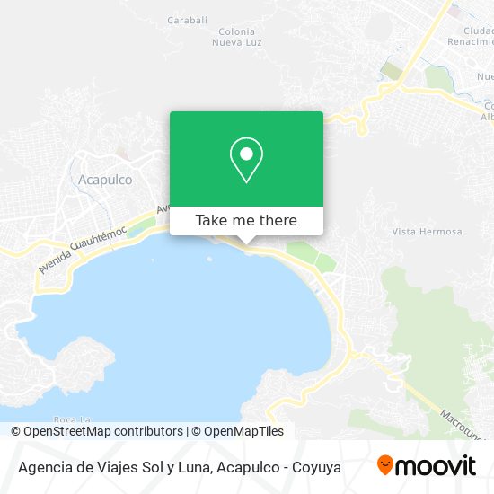 Agencia de Viajes Sol y Luna map