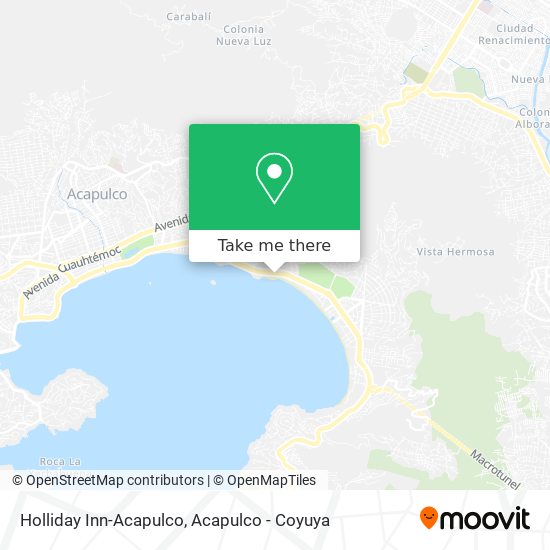 Holliday Inn-Acapulco map