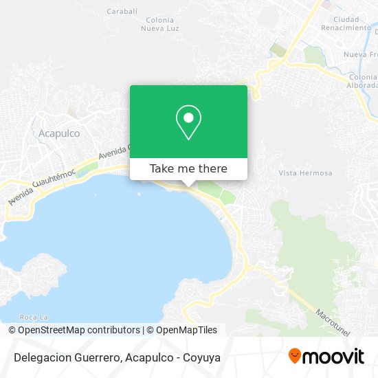 Mapa de Delegacion Guerrero