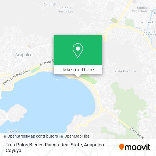 Tres Palos,Bienes Raices-Real State map