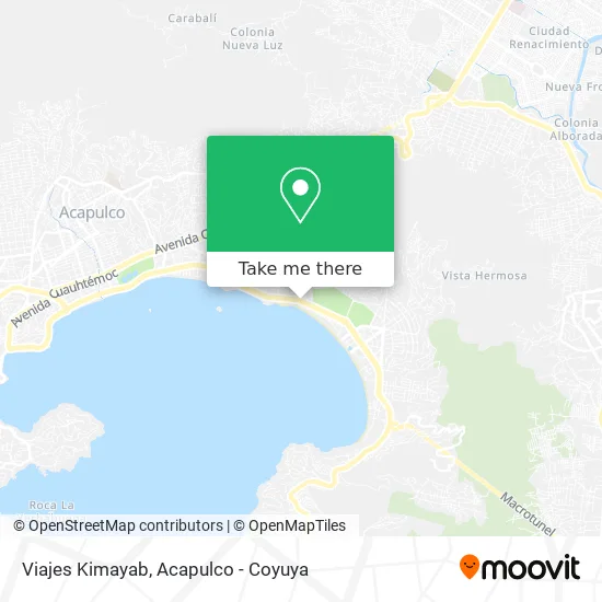 Viajes Kimayab map
