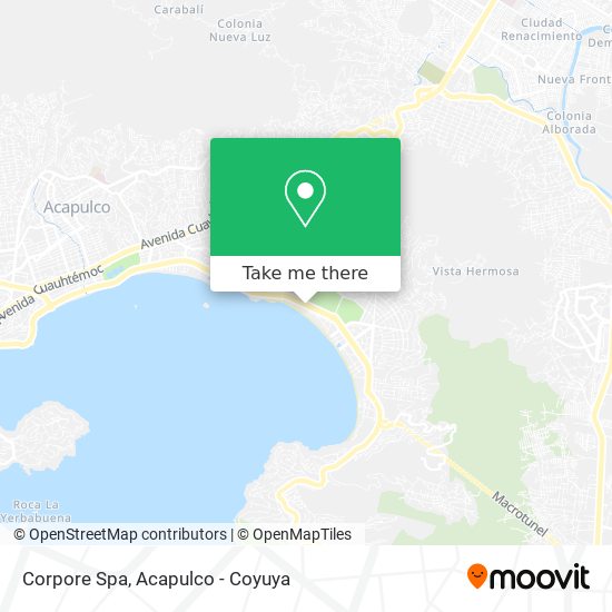 Mapa de Corpore Spa