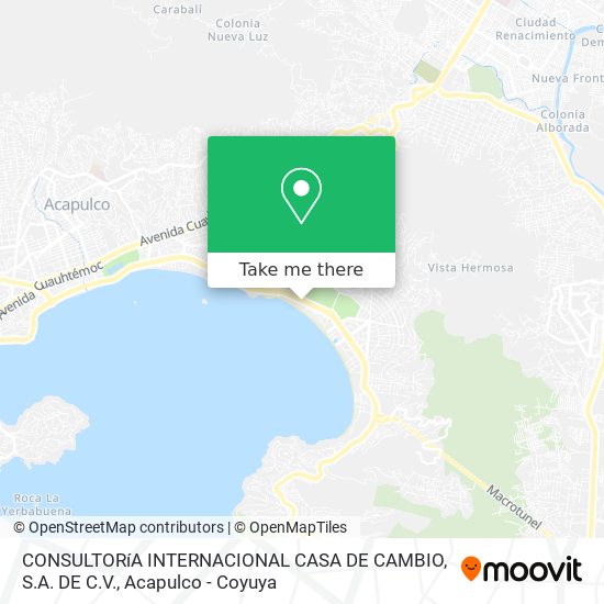 CONSULTORíA INTERNACIONAL CASA DE CAMBIO, S.A. DE C.V. map