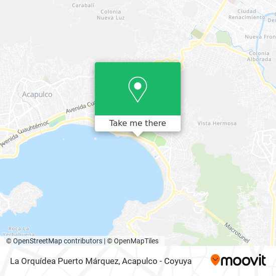 La Orquídea Puerto Márquez map
