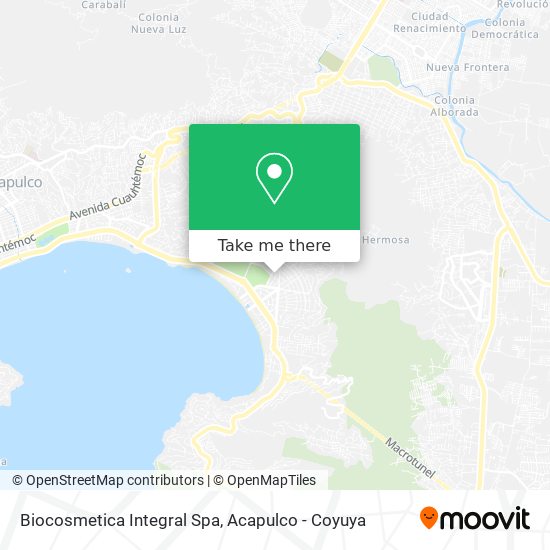 Biocosmetica Integral Spa map