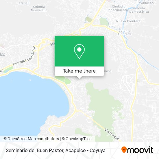 Mapa de Seminario del Buen Pastor