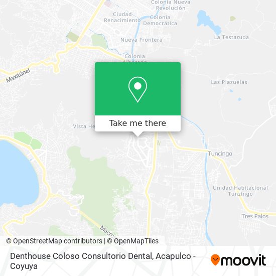 Mapa de Denthouse Coloso Consultorio Dental