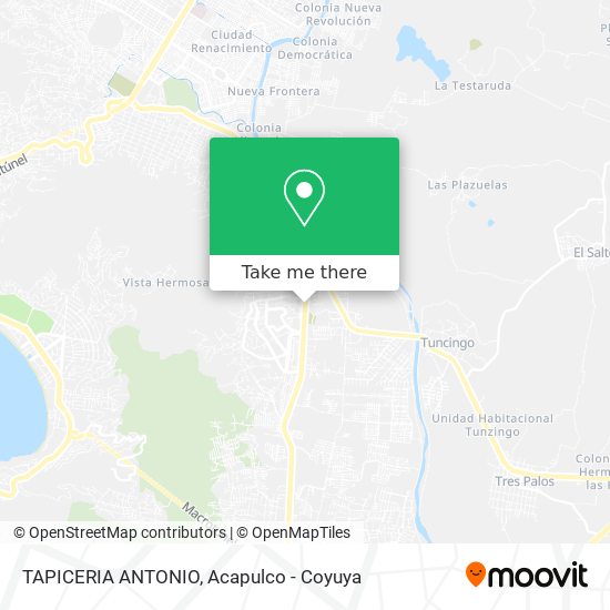 Mapa de TAPICERIA ANTONIO