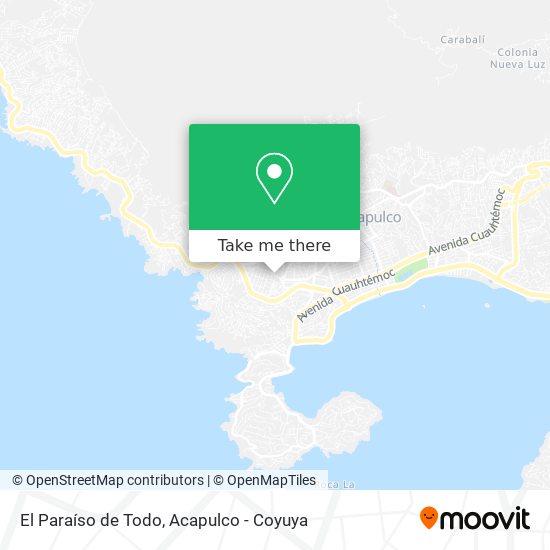 El Paraíso de Todo map