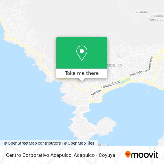 Mapa de Centro Corporativo Acapulco