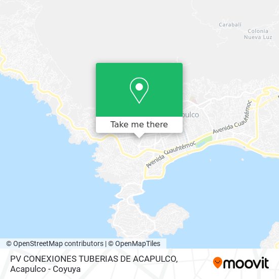 Mapa de PV CONEXIONES TUBERIAS DE ACAPULCO