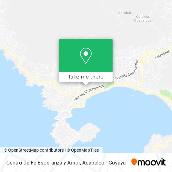 Centro de Fe Esperanza y Amor map