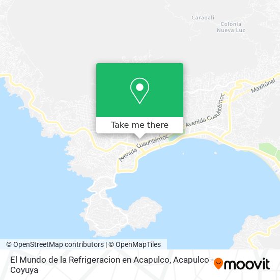El Mundo de la Refrigeracion en Acapulco map