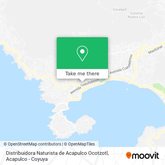 Distribuidora Naturista de Acapulco Ocotzotl map