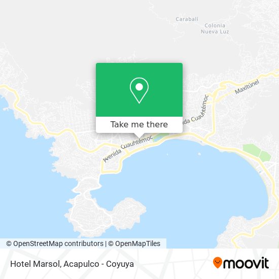 Hotel Marsol map