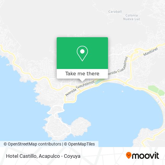 Mapa de Hotel Castillo