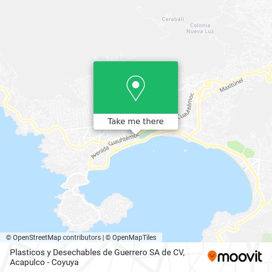 Plasticos y Desechables de Guerrero SA de CV map