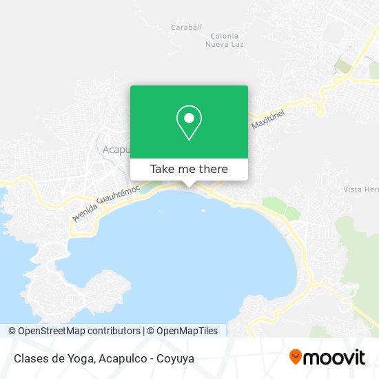 Clases de Yoga map