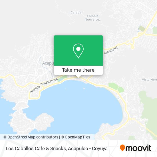 Los Caballos Cafe & Snacks map