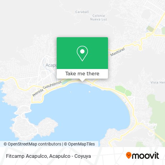 Fitcamp Acapulco map