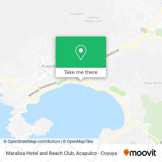 Maralisa Hotel and Beach Club map