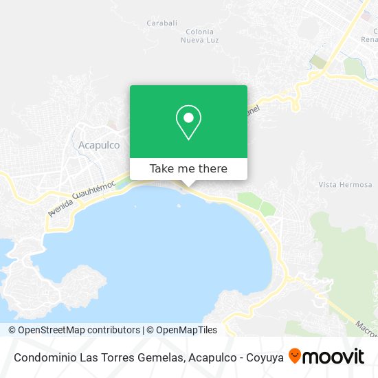 Condominio Las Torres Gemelas map