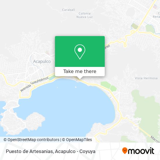 Puesto de Artesanias map